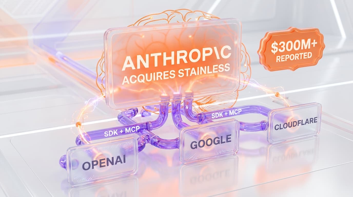 Anthropic Acquires Stainless: It Now Owns the SDK Plumbing Behind OpenAI, Google and Cloudflare