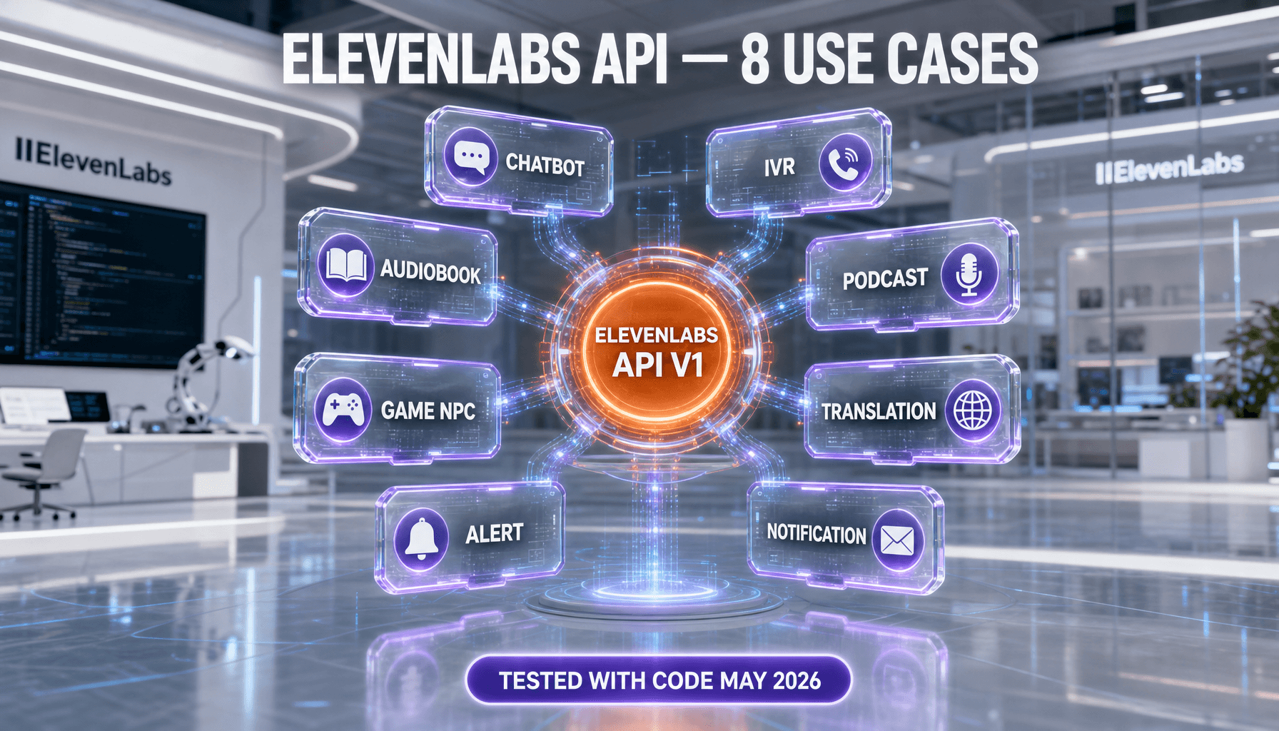 ElevenLabs API: 8 Production Use Cases for Developers in 2026 (with Code)