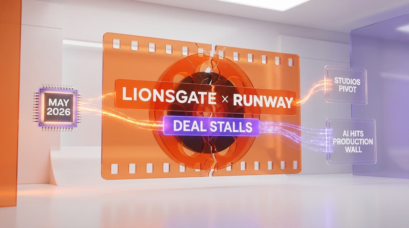 Hollywood’s First Big AI Deal Stalled — Lionsgate-Runway, and Where Studios Pivoted (May 2026)