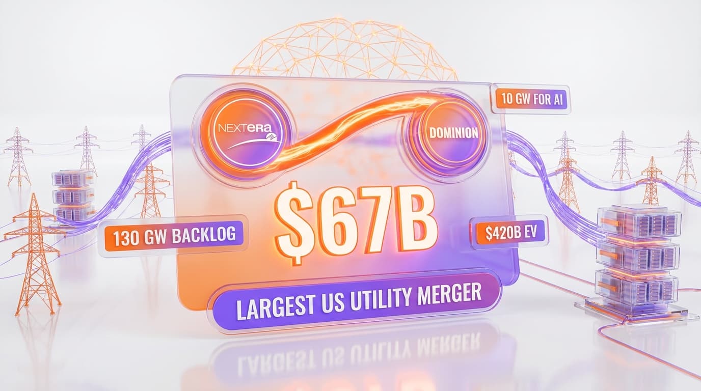 NextEra Buys Dominion for $67B: The Biggest Utility Merger in US History