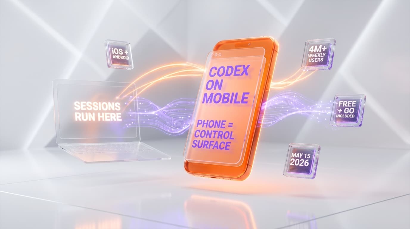 OpenAI Brings Codex to the ChatGPT Mobile App: Your Phone Is Now a Control Surface (May 2026)