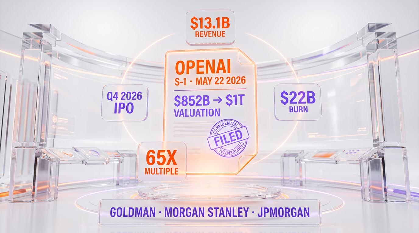 OpenAI's $1 Trillion IPO: 4 Numbers the S-1 Must Answer (May 2026)