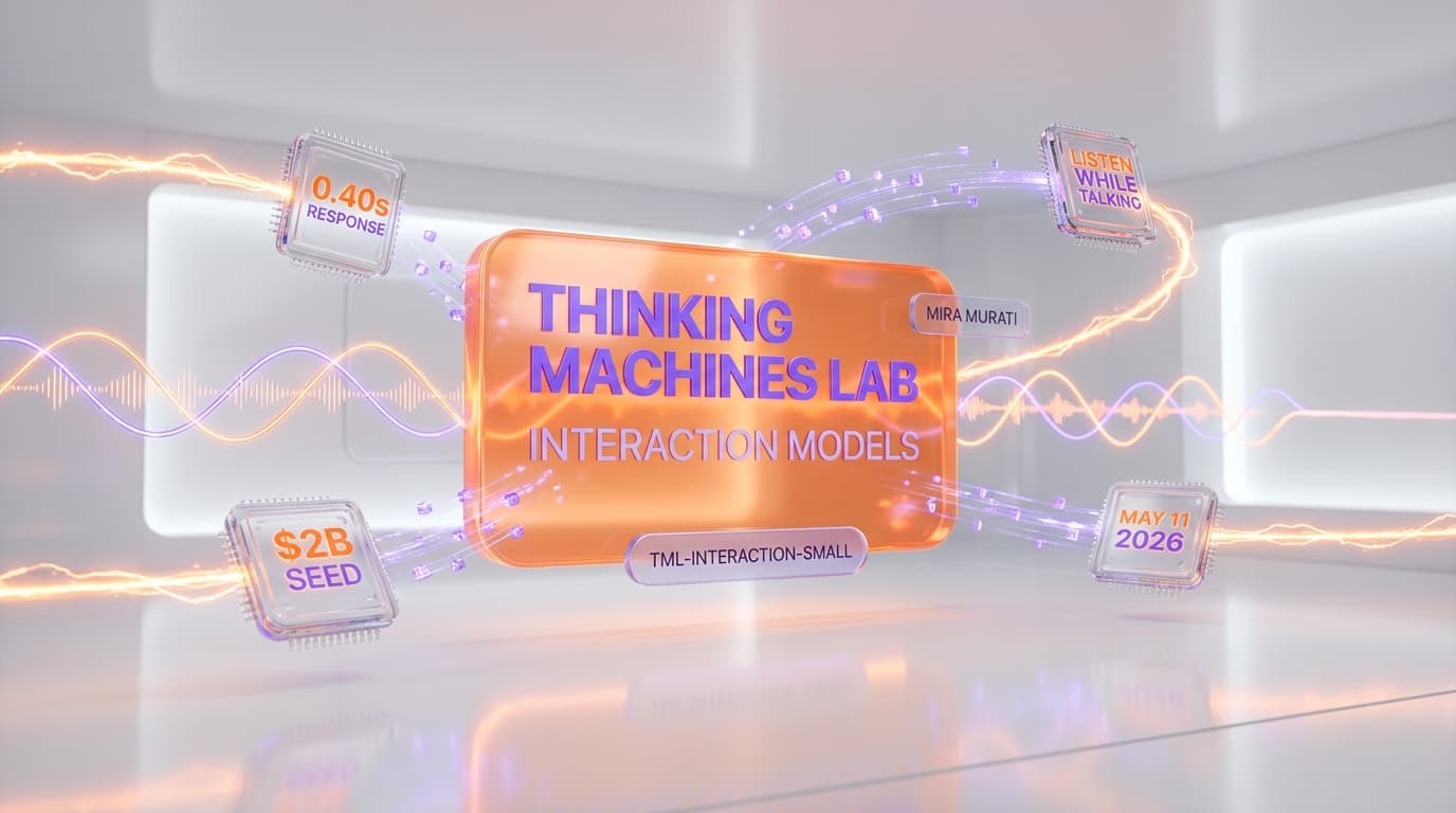 Mira Murati's First Product Is Here: Thinking Machines Lab Unveils Interaction Models — AI That Listens While It Talks (May 2026)